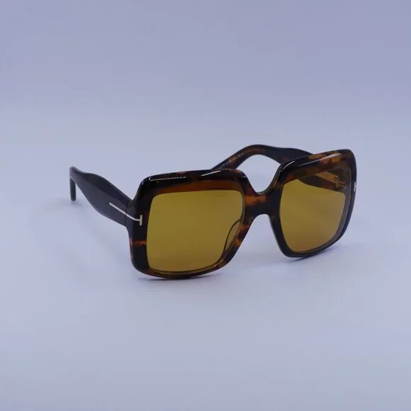 Tom Ford FT1194 52E Aurora Sunglasses Dark Havana Square Frame, Brown Lenses 0651f48131041f948323eee05a3d0d  main image 4